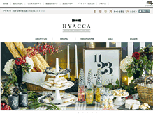 Tablet Screenshot of hyacca.net